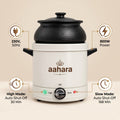 AAHARA clay-based slow cooker features: 800W, auto shut-off, insulated heating chamber