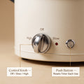 AAHARA control panel with Slow and High cooking modes